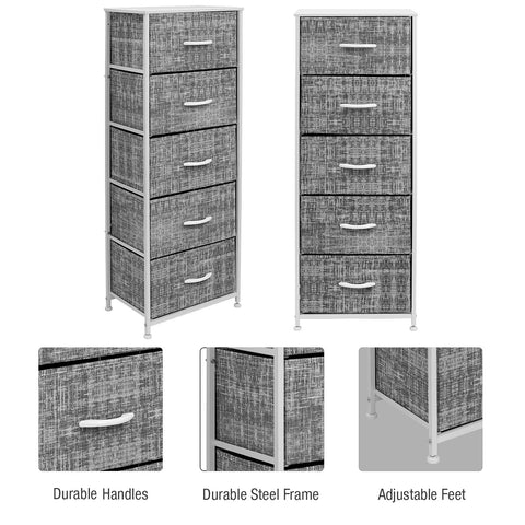 5 Drawer Tower Nightstand 5 Drawer Tower Nightstand