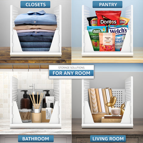 Stackable Shelf Organizer (Set of 3) Stackable Shelf Organizer (Set of 3)