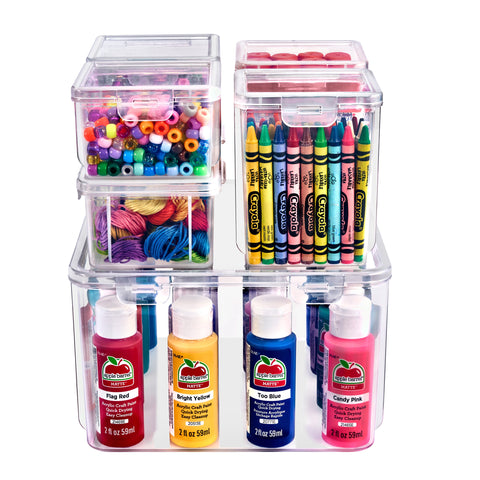 Variety Pack Hardware Storage Container Set (6 Pc) Variety Pack Hardware Storage Container Set (6 Pc)