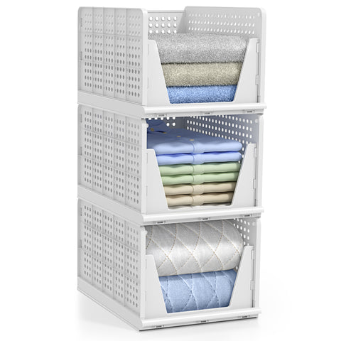 Stackable Shelf Organizer (Set of 3) Stackable Shelf Organizer (Set of 3)