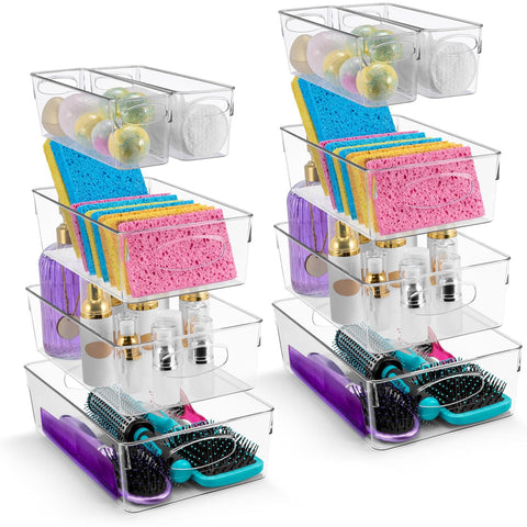 Plastic Clear Bins (10 pack) Plastic Clear Bins (10 pack)