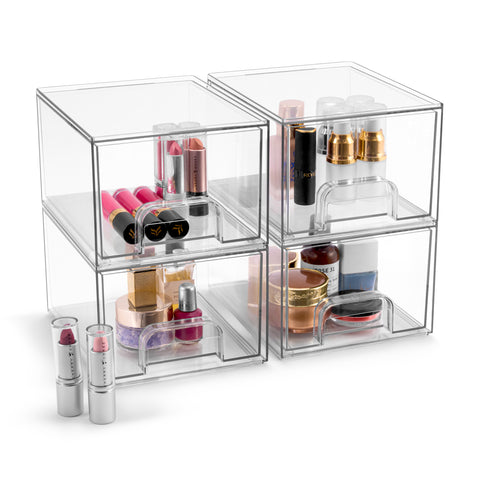 Acrylic Organizer Storage Drawers (4 Drawer) Acrylic Organizer Storage Drawers (4 Drawer)