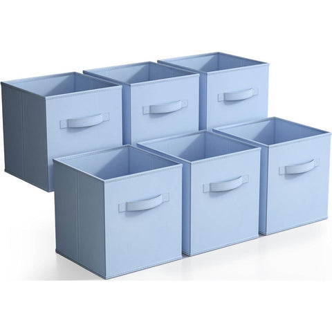 11" Cube Storage Bins (6 Pack Pastels) 11" Cube Storage Bins (6 Pack Pastels)