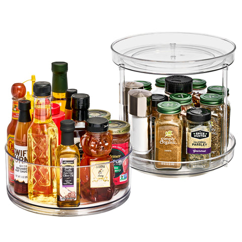Lazy Susan Turntable Bins (2 Pack) Lazy Susan Turntable Bins (2 Pack)