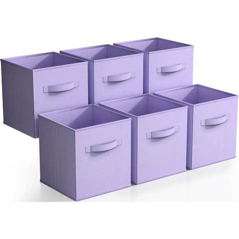 11" Cube Storage Bins (6 Pack Pastels) 11" Cube Storage Bins (6 Pack Pastels)