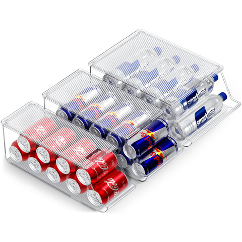 Soda Can Organizer with Lids (3 Variety Sizes) Soda Can Organizer with Lids (3 Variety Sizes)