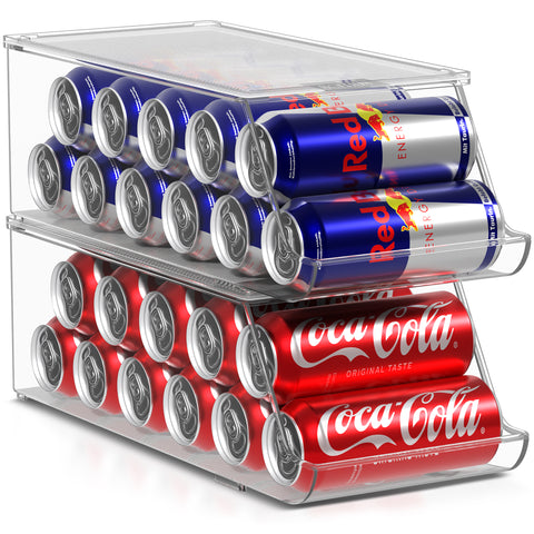 12 Skinny Soda Can Organizer (Set of 2) 12 Skinny Soda Can Organizer (Set of 2)
