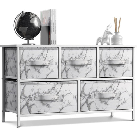 5 Drawer Wide Short Dresser 5 Drawer Wide Short Dresser