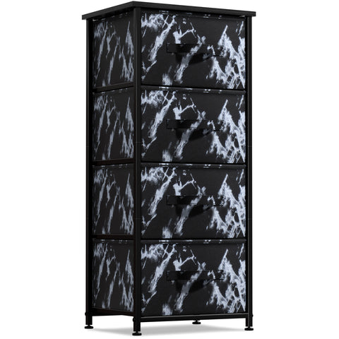 4 Drawer Vertical Short Nightstand 4 Drawer Vertical Short Nightstand