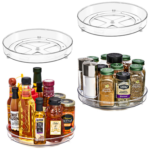 Lazy Susan Turntable Bins (2 Pack) Lazy Susan Turntable Bins (2 Pack)
