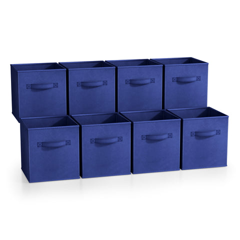 11" Cube Storage Bins (8 Pack Solid) 11" Cube Storage Bins (8 Pack Solid)
