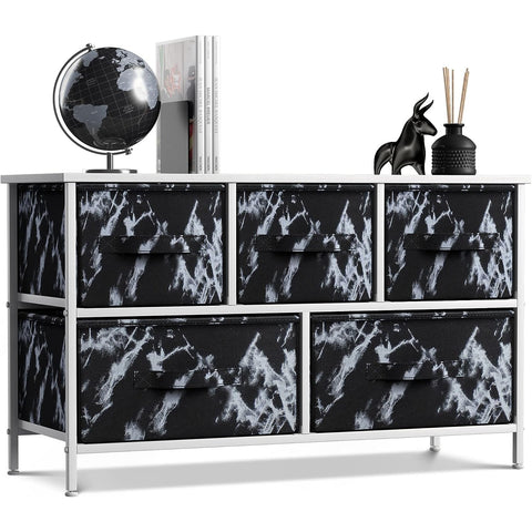 5 Drawer Wide Short Dresser 5 Drawer Wide Short Dresser
