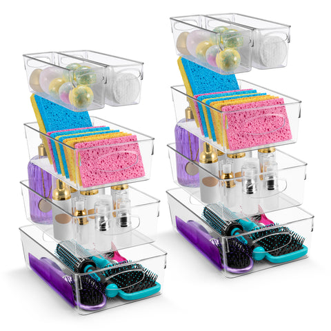 Plastic Clear Bins (10 pack) Plastic Clear Bins (10 pack)