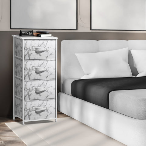 4 Drawer Vertical Short Nightstand 4 Drawer Vertical Short Nightstand