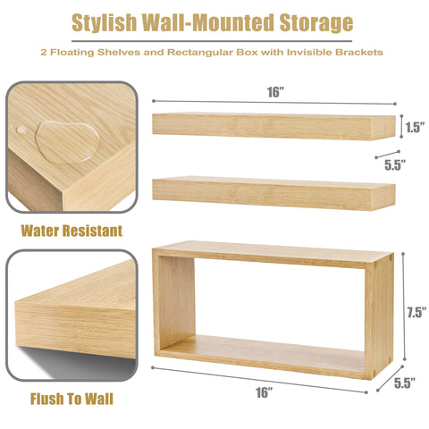 Floating Shelves for Wall (Set of 3) Floating Shelves for Wall (Set of 3)