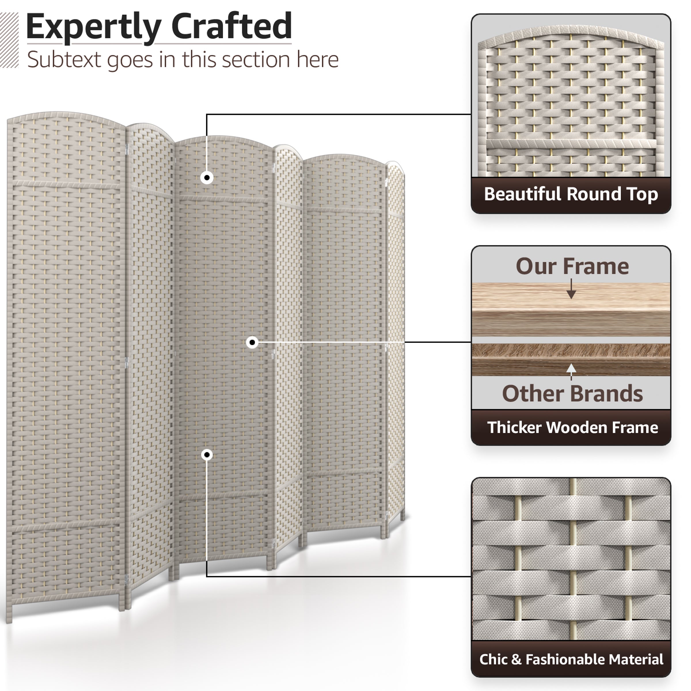room divider, 8 panels, double hinged, portable room divider, 8 panels, double hinged, portable