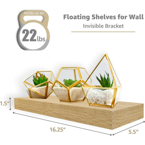 Wall Mounted Bookshelf (4 Pack) Wall Mounted Bookshelf (4 Pack)