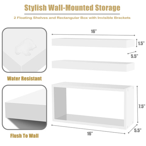 Floating Shelves for Wall (Set of 3) Floating Shelves for Wall (Set of 3)