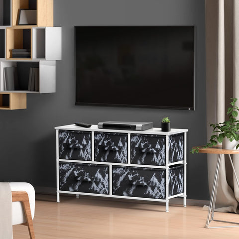 5 Drawer Wide Short Dresser 5 Drawer Wide Short Dresser