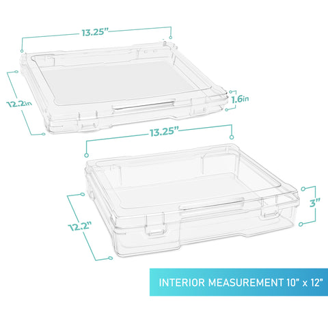Portable Project Case Combo (9 Pc Clear) Portable Project Case Combo (9 Pc Clear)