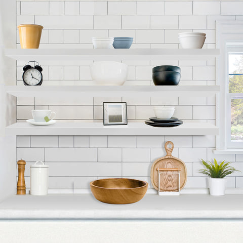 55-Inch Extra Long Floating Shelves (Set of 3) 55-Inch Extra Long Floating Shelves (Set of 3)