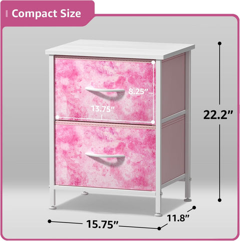 2 Drawer Display Nightstand 2 Drawer Display Nightstand