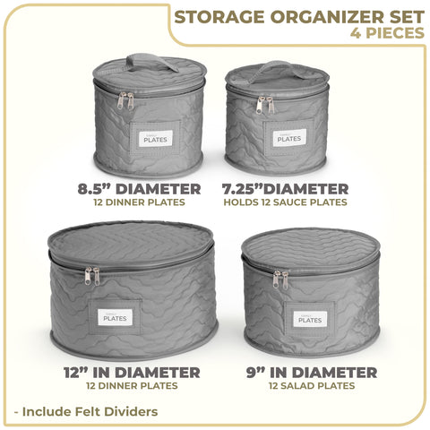 Dinnerware Quilted Storage Set (4 Pc) Dinnerware Quilted Storage Set (4 Pc)