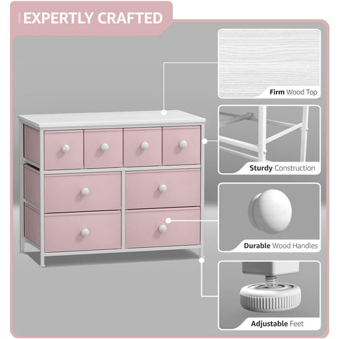 8 Drawer Chest Dresser with knobs 8 Drawer Chest Dresser with knobs
