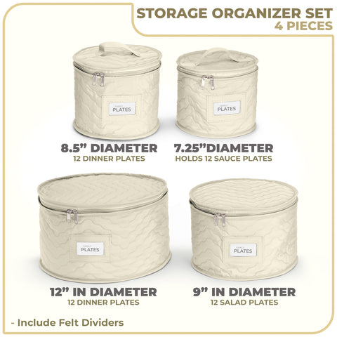 Dinnerware Quilted Storage Set (4 Pc) Dinnerware Quilted Storage Set (4 Pc)