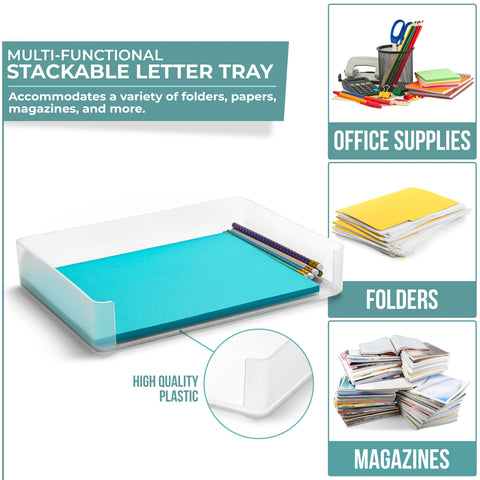 Paper Organizer, Stackable Letter Tray Paper Organizer, Stackable Letter Tray