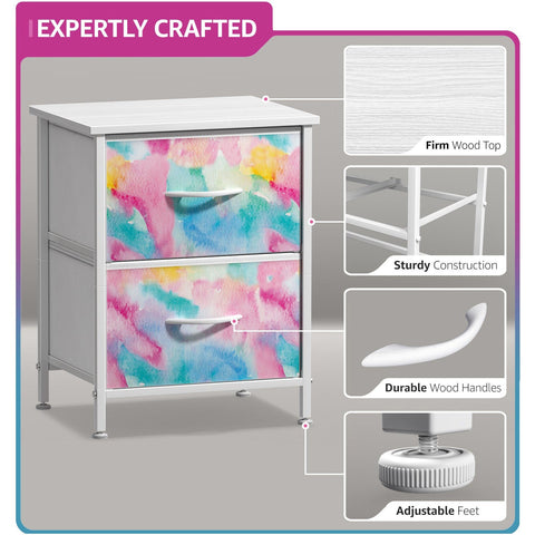 2 Drawer Display Nightstand 2 Drawer Display Nightstand