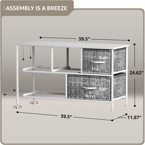 5 Drawer Wide Short Dresser 5 Drawer Wide Short Dresser