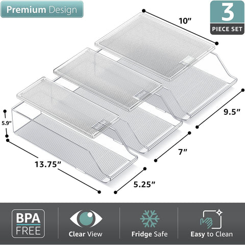 Soda Can Organizer with Lids (3 Variety Sizes) Soda Can Organizer with Lids (3 Variety Sizes)