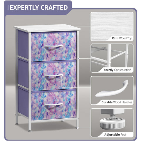 3 Drawer Display Nightstand 3 Drawer Display Nightstand