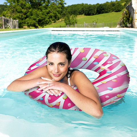 Inflatable Pool Float Donut Lounger Inflatable Pool Float Donut Lounger