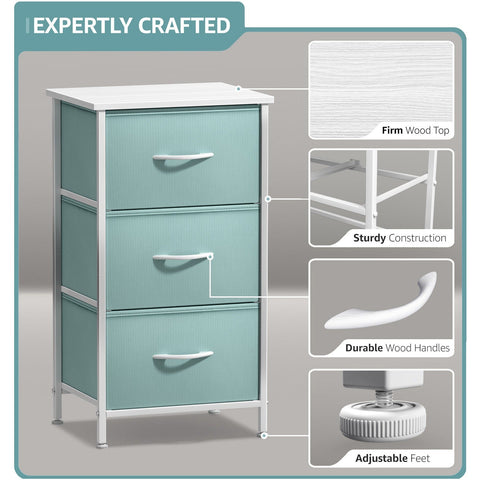 3 Drawer Display Nightstand 3 Drawer Display Nightstand