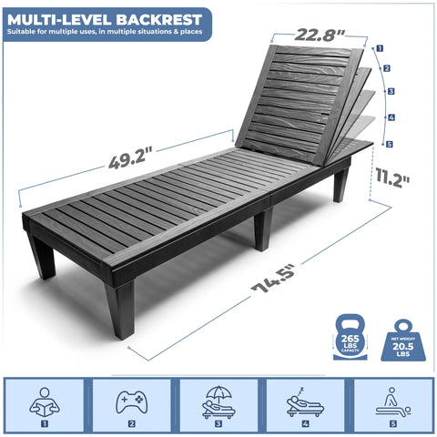 Adjustable Folding Outdoor Chaise Lounge Chair Adjustable Folding Outdoor Chaise Lounge Chair