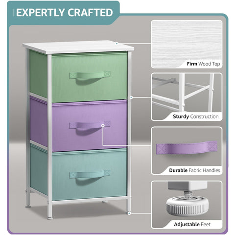 3 Drawer Display Nightstand 3 Drawer Display Nightstand