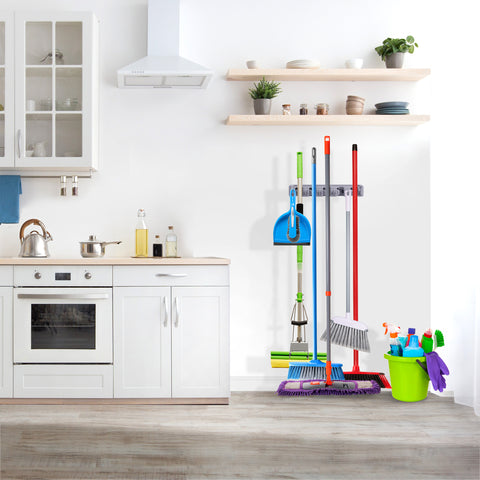 Broom and Mop Storage Organizer Broom and Mop Storage Organizer