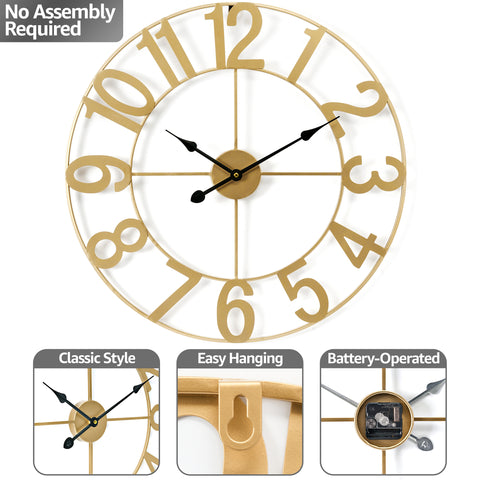 Easy Hanging Wall Clock 