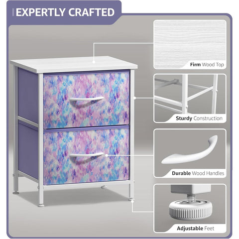 2 Drawer Display Nightstand 2 Drawer Display Nightstand