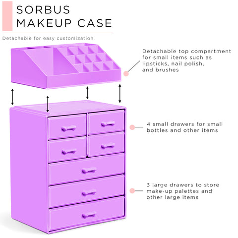 Makeup Organizer Tall (7 Drawer) Makeup Organizer Tall (7 Drawer)