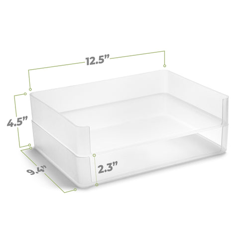Plastic Paper Organizer (2 Pc) Plastic Paper Organizer (2 Pc)