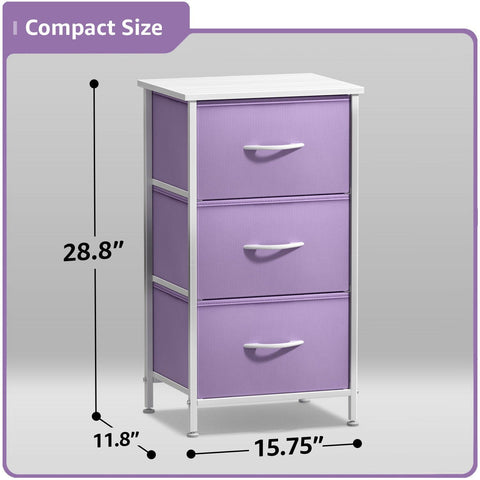 3 Drawer Display Nightstand 3 Drawer Display Nightstand