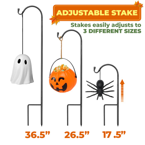 Halloween Shepherd's Hooks - Set of 4 Halloween Shepherd's Hooks - Set of 4