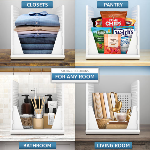 Stackable Shelf Organizer (Set of 3) Stackable Shelf Organizer (Set of 3)