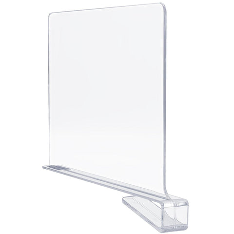 Clear Shelf Divider Set (Clip-On) Clear Shelf Divider Set (Clip-On)