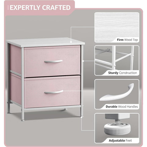 2 Drawer Display Nightstand 2 Drawer Display Nightstand