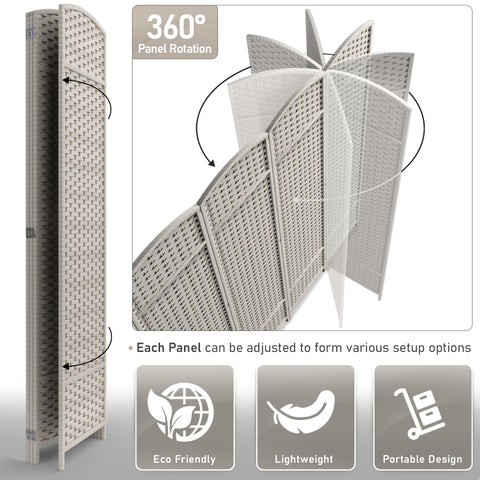 room divider, 8 panels, double hinged, portable room divider, 8 panels, double hinged, portable