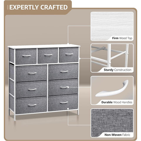 9 Drawer Wide Tall Dresser 9 Drawer Wide Tall Dresser